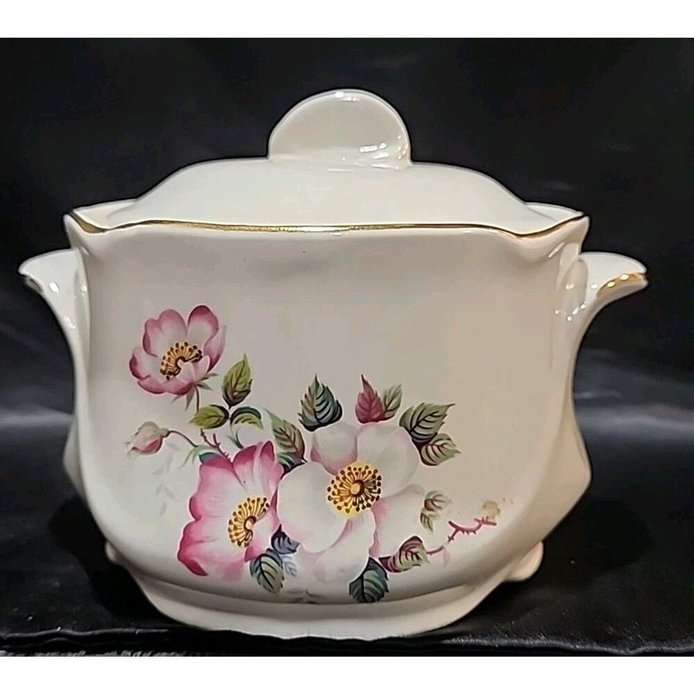 Vintage ~ House of Webster ~ Briar Rose ~ Lidded Canister